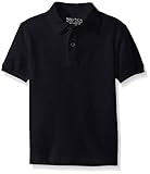 Nautica Big Boys' Uniform Short Sleeve Pique Polo, Navy, X-Large/18/20