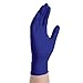 SupplyMaster SMINE4L Indigo Nitrile Exam Disposable Gloves - 4 Mil, Powder Free, Non-Sterile, Latex Free, Textured, Ambidextrous, Large, Pack of 400