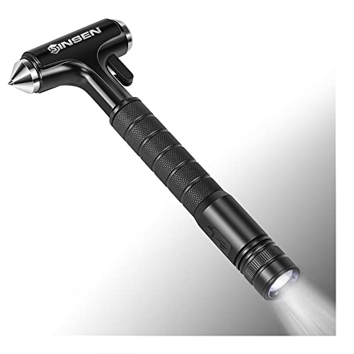 SINSEN Automotive Escape Tool, Window Breaker Seatbelt Cutter, Car