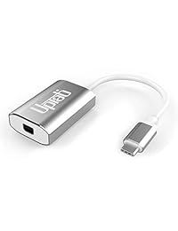 UPTab Adaptador USB-C Tipo C a Mini DisplayPort 4K a 60Hz, Plateado