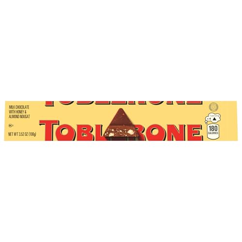 TOBLERONE ASSORTED CHOCOLATE BARS VARIETY PACK (MILK, DARK, WHITE, & SALTED CARAMELIZED ALMONDS), MOTHER’S DAY, 12 – 3.52 OZ BARS