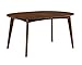 Coaster Home Furnishings - Jedda - Wood - 60-Inch Oval Dining Table with 18-Inch Extension Leaf, Angled Legs, and Dark Walnut Finish - Dining Room & Home Kitchen - Dark Walnut - 105361
