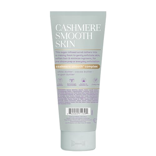 eos Cashmere Skin Collection Pre-Shave Scrub- Vanilla Cashmere Scented, Body Scrub, 7 fl oz - Image 10