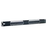 TRENDnet 16-Port Cat6 Unshielded Wallmount or Rackmount Patch Panel, TC-P16C6