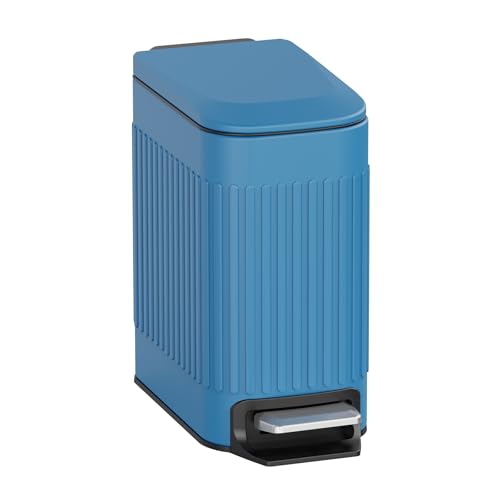 TrashAid Slim Bathroom Trash Can Lid Soft
