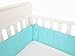 American Baby Company Cotton Percale Crib Bumper, Aqua