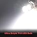Yorkim 194 Led Bulb Canbus Error Free Super Bright White Light 3-SMD 2835 Chipsets, T10 LED Bulbs White Canbus Error Free, 2825 LED Bulbs, 168 LED Light Bulbs - T10 W5W 194 168 2825 Pack of 10