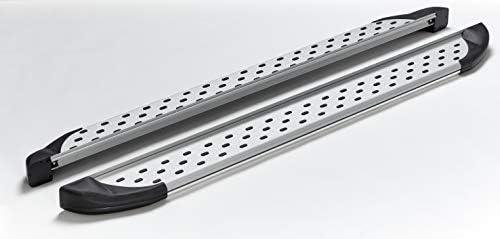 Foot boards suitable for Toyota RAV4 from year of manufacture 2016-2018 Olympus in chrome with TÜV and ABE