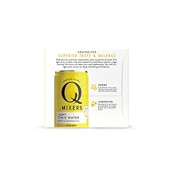Q Mixers Light Tonic Water, Premium Cocktail