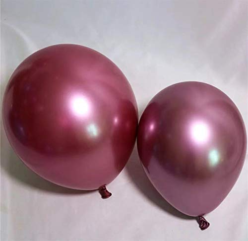 Vilosa Metalic Colorful Ballons for Party and Festival Decorations 50pcs-Pack
