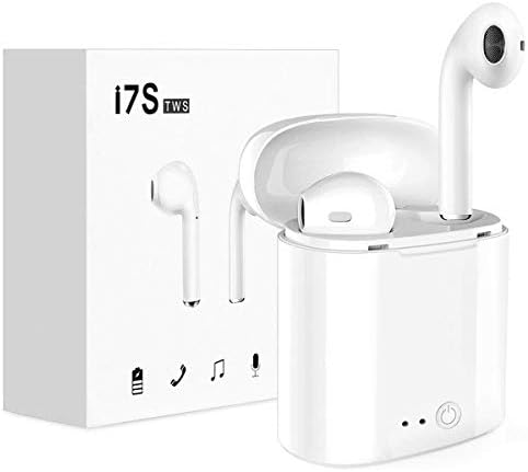 BDKING Wireless Earbuds,Stereo Earphones Hands-Free Calling Headphone Sport Driving Headset with Charging Case for Most Smartphones（LR）