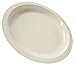 Set of 8 White Microwavable Plastic Plates - 10 Inch Black Duck Brand (8)
