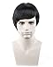 Dreamworld Fashion Men's Short Layered Wig (Model: Jf010471) (Black)