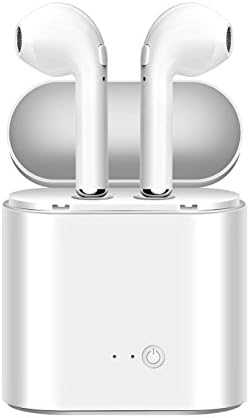 True Wireless Headphones, Bluetooth Earbuds Stereo Earphone Cordless Hand-free Headsets for Apple AirPods iPhone 8, 8 plus, X, 7, 7 plus, 6s, 6S Plus with Charging Case