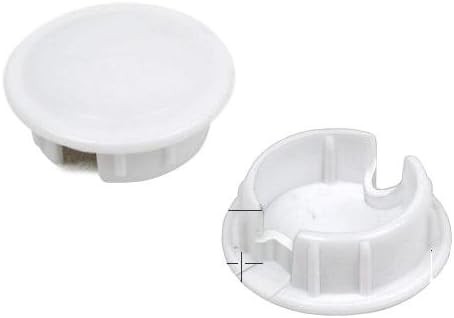 Bottom Rail Plugs for 2" Horizontal Blinds - Please See Measurements for a perfect fit (24, White)