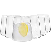 Krosno Water Juice Drinking Glasses | Set of 6 | 380 ML | Avant-Garde Collection | Crystal Glass ...
