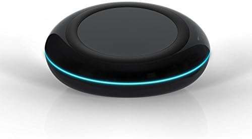 iPhone X Wireless charger SIKAI 2 in 1 Qi Wireless Charger Stand For Samsung Galaxy S9 plus / iPhone X / iPhone 8 plus 10W Fast Charging MirageBlack Surface No AC Adapter Sleep Friendly (MirageBlack)