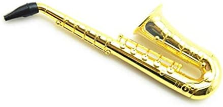 YANBA Saxophone Design Metal Tobacco Concealable,Unbreakable,Portable and Hand-Sized Unbreakable Travel Accessory