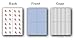 Security / Medical Paper - Perforated (500 Sheets; 8.5 x 11 Inches; Blue; Item # 09545)