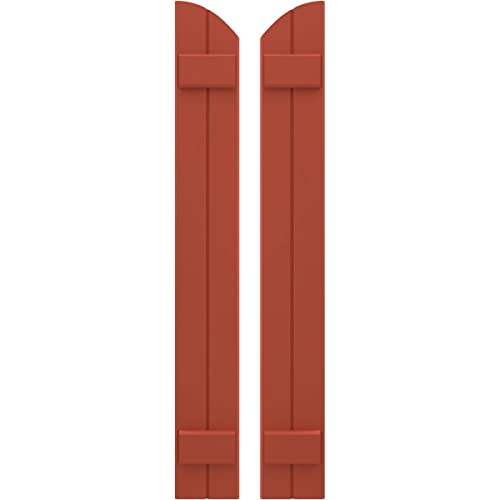 7"W x 52"H Americraft Two Board (2 Batten) Exterior Real Wood Joined Board-n-Ba…
