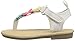 carter's Girls' Nala T-Strap Fashion Sandal, White, 4 M US Toddler