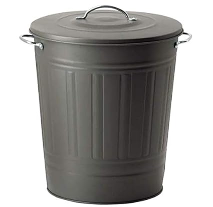 KNODD - IKEA - Garbage Bin with Lid Grey Colour 40 l (11 Gallon)