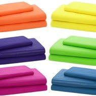 3pc Different Colors Twin XL Bed Sheet Set Solid Color Bedding Accessories Deep Pocket