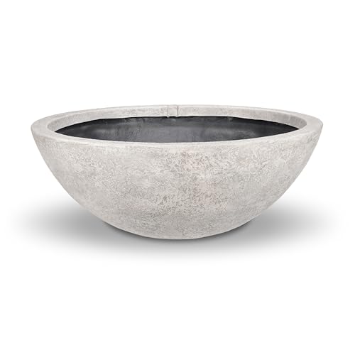 Aquascape Fountain Bowl Container Water Garden, Lunar Gray, 40 inch Dia (102 cm…