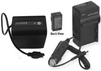 Battery + Charger for Sony NP-FV100, NPFV100 for DCR-SR68, DCR-SR68E, DCR-SR68R, DCR-SR88,