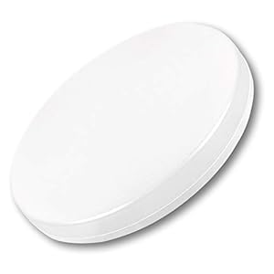 AGOTD Led-plafondlamp, rond, 18 W, 2400 lm, 4000 K, neutraal wit, diameter 28 cm, voor badkamer, woonkamer, balkon…