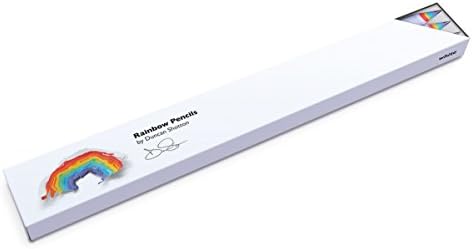 Pack of 3 Rainbow Pencils by Duncan Shotton, White