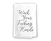 Honey Dew Gifts Funny Inappropriate Towels, Wash Your Fucking Hands Flour Sack Towel, 27 inch by 27 inch, 100% Cotton, Highly Absorbent, Multi-Purpose Bathroom Hand Towel, 10116