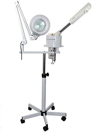 2 in 1 Facial Steamer Facial Salon Equipment Magnifying Glass High Frequency SPA
