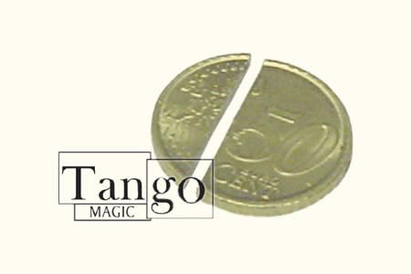 Folding Coin (E0038) (50 Cent Euro, Internal System w/DVD) by Tango - Trick