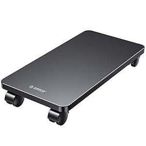 ORICO CPUスタンド キャスター付き台車 PC収納ボックス PCスタンド デスクトップ用PCワゴン PCカート 収納カート 鋼板製 CPB-6