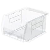 Akro-Mils 30210 Plastic Storage Stacking AkroBin, 5-Inch by 4-Inch by 3-Inch, Clear, Case of 24