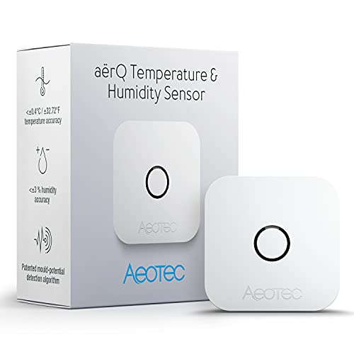 ZWave temperature, humidity, dew point sensor Aeotec aërQ, wireless