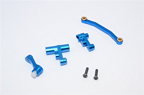 Traxxas LaTrax Rally / SST / Teton Upgrade Parts Aluminum Steering Assembly - 1 Set Blue