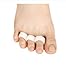 Sendida 3 Pairs Gel Toe Separators - Toe Stretchers, Alignment, Straightener, Pain Relief for Overlapping Toes, Hallux Valgus & Other Unsightly Foot Problems