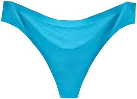 Linqi1164 Women Seamless Panties Ice Silk Knikcers Bragas Femeninas Soft Crotch Underwear Low Waisted G-String Thongs Womens Briefs Underpant