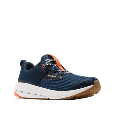 Columbia Men's PFG Tamiami 2, Collegiate Navy/Spark Orange, 8