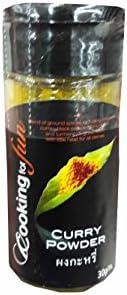 3 packs of Curry Powder, Premium Spices from Thailand by Cooking for fun. (30 g/ pack)