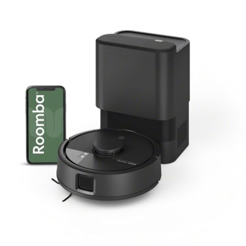 Roomba® Mini Robot Aspirapolver e lavapavimenti + AutoEmpty™ dock, LiDAR, dimensioni mini, nero