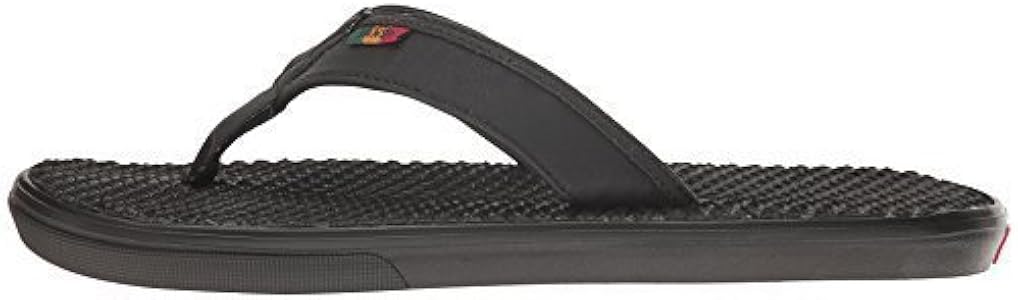 vans rasta flip flops