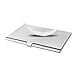 Super Light Aluminum Business Card Holder for Men and Women, MaxGear Card Wallet for Travel and Work, Professional Card Holder for Business Cards Sliver 3Pack
