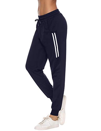 Sykooria Pantaloni Sportivi Donna in Cotone Pantaloni Jogger con Coulisse  Pantaloni Piede del Fascio Casual Donne Pantaloni Sportivi Morbidi Leggeri  | Prezzo.it
