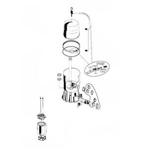 Pentair 59001900 Complete Element Assembly Replacement FNS Plus FNSP36 Vertical Grid Pool and Spa Filter