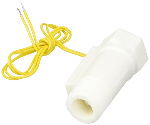White plastic shell magnetic water flow switch w inner …