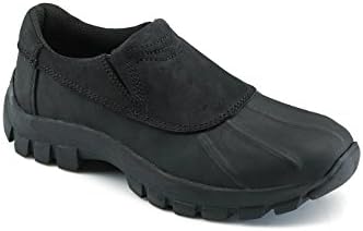 KINGSHOW Men's Water Resistance Rubber Sole Work Boots