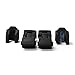 Black Hood Latch Rubber Catch Release Kit Fits 2007-2016 Jeep Wrangler TJ Includes Both Hood Catches G014JP
